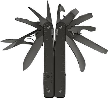 Victorinox Swiss Tool MXBS 3.0326.M3N Többfunkciós szerszám Funkciószám 26 Fekete