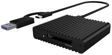 ICY BOX IB-CR404-C31, Kartenleser, CF Express 2.0 Type-B, USB 3.2 (Gen 2), Status LED Külső memóriak 2. kép
