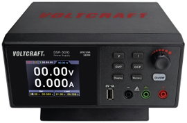 Szabályozható labortápegység 1x 0 - 30 V 0 - 10 A 300 W USB, Voltcraft DSP-3010