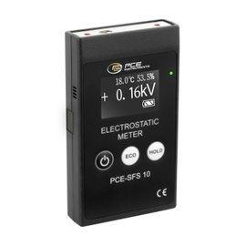 PCE Instruments Elektrosztatika mérőműszer Elektromágneses mező, Nedvesség, Hőmérséklet