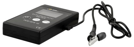 PCE Instruments Elektrosztatika mérőműszer Elektromágneses mező, Nedvesség, Hőmérséklet 4. kép