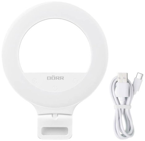 DÖRR Business LED Selfie Ringlicht SLR-13 LED-es körlámpa LED-ek száma: 80 Bicolor 6. kép