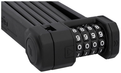 Összecsukható számzáras kerékpár lakat 110 cm, FISCHER FAHRRAD PROTEC FN110 50658