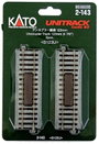 H0 Kato Unitrack 2-143 Szétkapcsoló sín 123 mm 2 db bélyegkép
