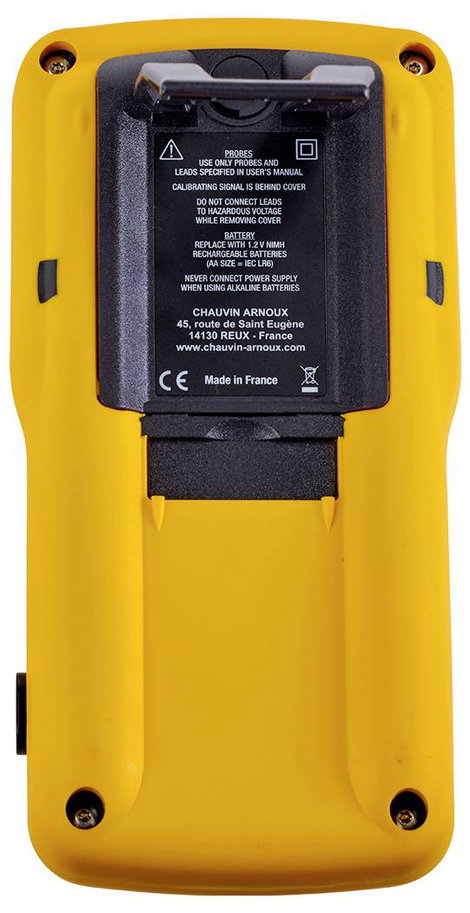 Chauvin Arnoux C.A 922 Kézi oszcilloszkóp 20 MHz 2 csatornás 2 GSa/mp 2.5 kpts 9 bit Kézi készülék, 4. kép