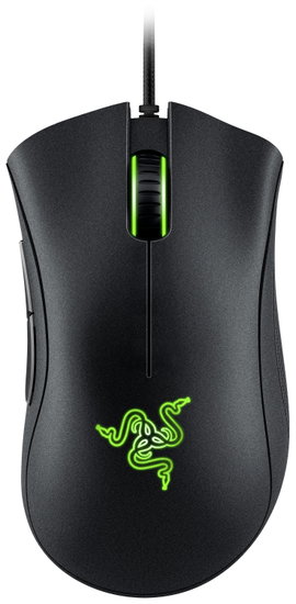 RAZER DeathAdder Essential Ergonómikus gamer egér Vezetékes Optikai Fekete 5 Gombok 6400 dpi Ergonóm