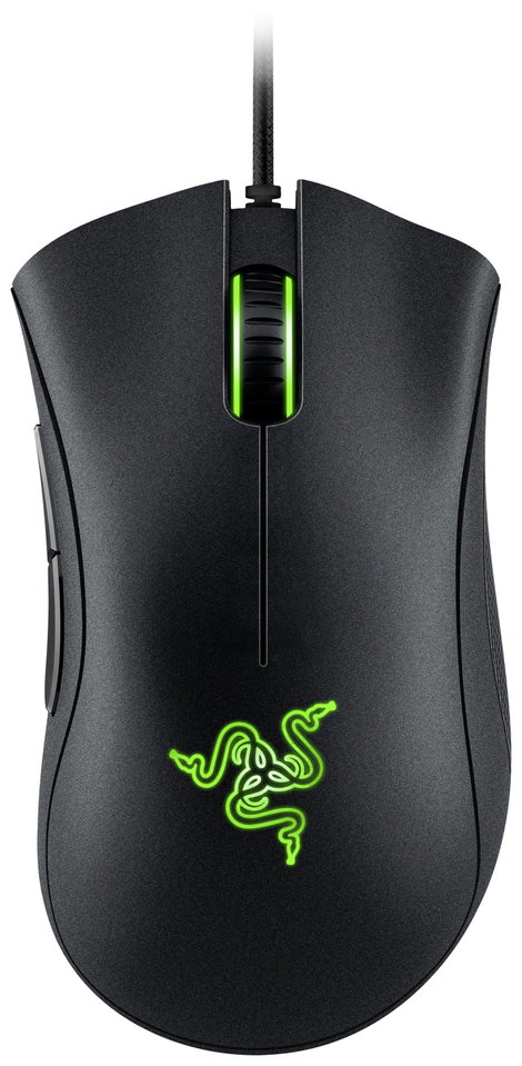 RAZER DeathAdder Essential Ergonómikus gamer egér Vezetékes Optikai Fekete 5 Gombok 6400 dpi Ergonóm