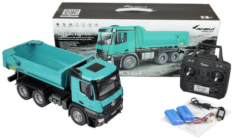 Amewi 22533 Mercedes Benz Arocs 2651 Elektro RC modell teherautó RtR Akkuval és töltőkészülékkel 2. kép