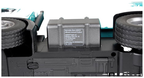 Amewi 22533 Mercedes Benz Arocs 2651 Elektro RC modell teherautó RtR Akkuval és töltőkészülékkel 8. kép