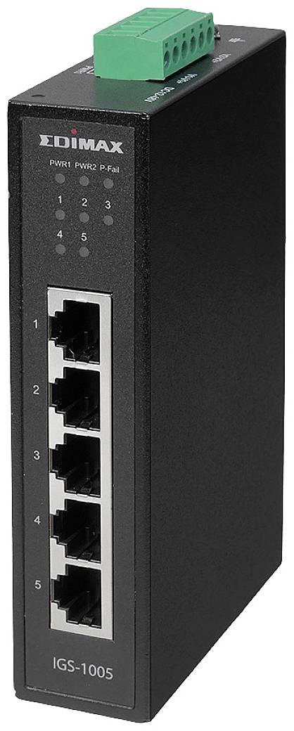 EDIMAX IGS-1005 Ipari Ethernet switch