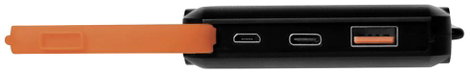LogiLink Batterie PA0273 Napelemes powerbank Töltőáram napelem (max.) 250 mA 10000 mAh 5. kép