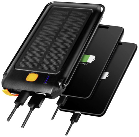 LogiLink Batterie PA0273 Napelemes powerbank Töltőáram napelem (max.) 250 mA 10000 mAh 7. kép