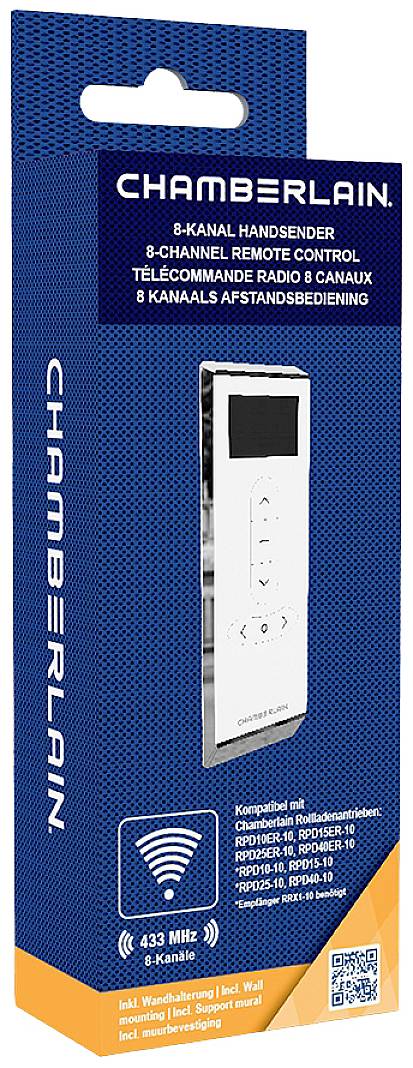 Chamberlain RTX8P-10 8 csatornás Vezeték nélküli kézi adó 433 MHz 3. kép
