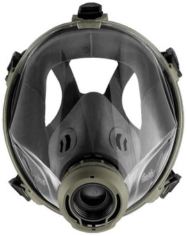 Ekastu C 701 olive/black 466701 Légzésvédő teljes maszk EN 136, EN 148-1 DIN 136, DIN 148-1