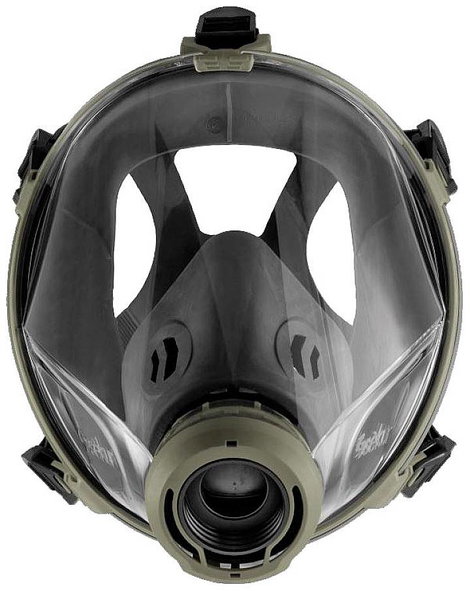 Ekastu C 701 olive/black 466701 Légzésvédő teljes maszk EN 136, EN 148-1 DIN 136, DIN 148-1
