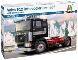 Italeri 3957 Volvo F-12 Intercooler Low Roof Kamionmodell építőkészlet 1:24