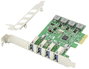 Digitus DS-30226 4 port PCI Express kártya USB, USB 1.1, USB 2.0, USB 3.0, USB-A PCIe bélyegkép