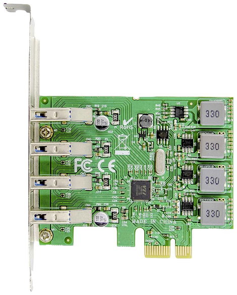 Digitus DS-30226 4 port PCI Express kártya USB, USB 1.1, USB 2.0, USB 3.0, USB-A PCIe 3. kép