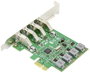 Digitus DS-30226 4 port PCI Express kártya USB, USB 1.1, USB 2.0, USB 3.0, USB-A PCIe 4. bélyegkép