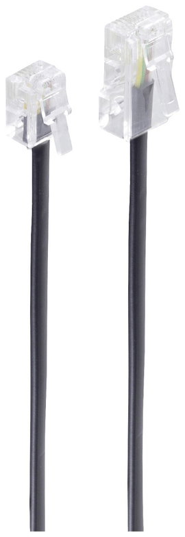 Shiverpeaks ISDN Összekötőkábel [1x RJ11 dugó, 6p4c - 1x RJ45 dugó, 8p4c] 3 m Fekete