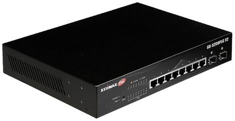EDIMAX GS-5208PLG V2 Hálózati switch 8 + 2 Port 3. kép