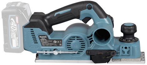 Makita KP001GZ Akkus gyalu akku nélkül, töltő nélkül Gyaluszélesség: 82 mm Hajtási mélység (max.): 5 10. kép
