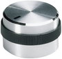 Alu forgatógomb oldalsó csavarrögzítéssel, 6 mm-es tengelyre, 31,9 x 6 x 14 x 12 mm, OKW bélyegkép