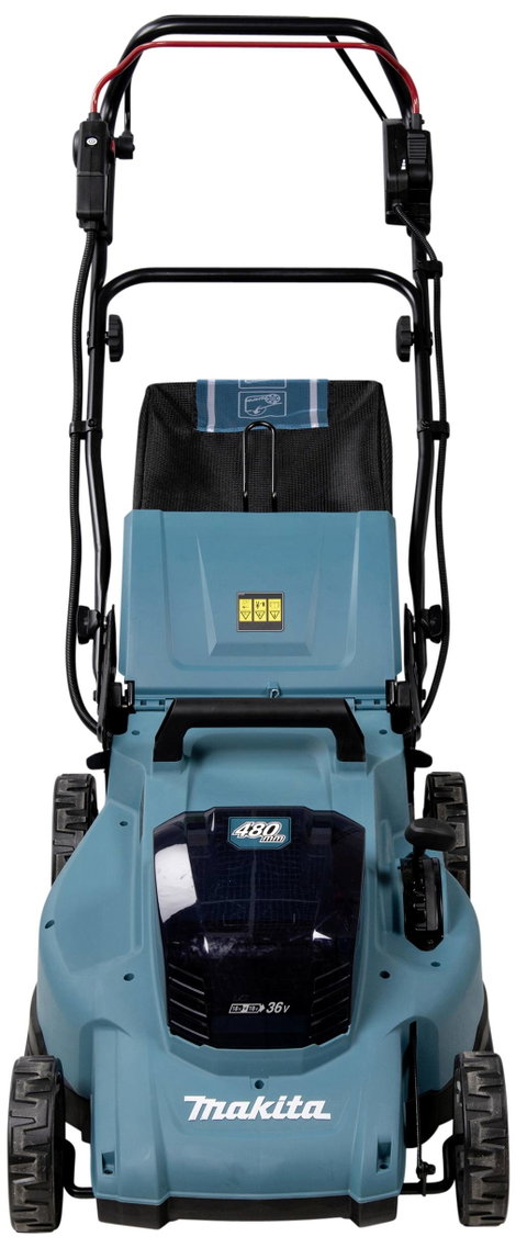 Makita DLM481Z Akku Fűnyíró Akku nélkül, töltő nélkül 2 x 18 V Vágási szélesség (max.) 48 cm Alkalma 14. kép