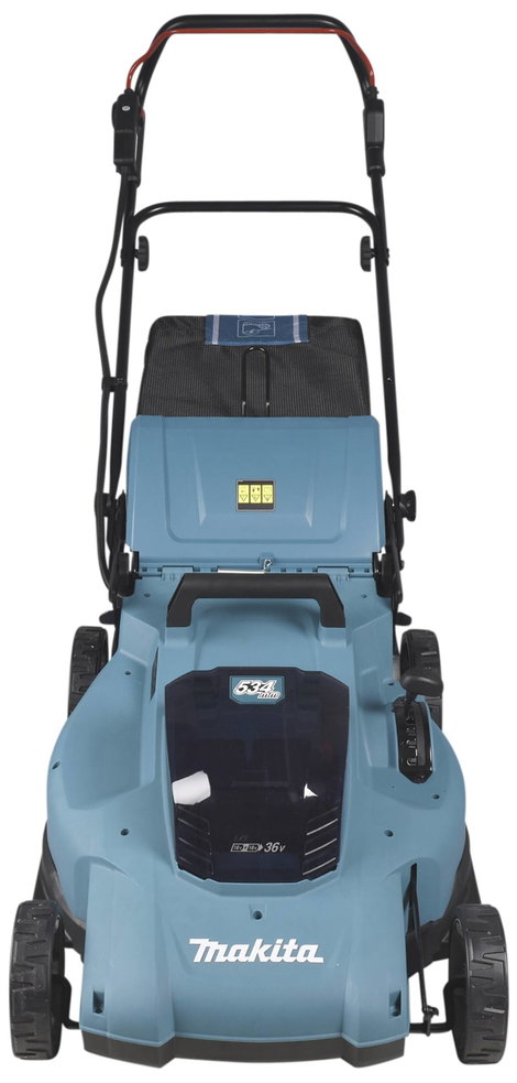 Makita DLM538Z Akku Fűnyíró Akku nélkül, töltő nélkül 2 x 18 V Vágási szélesség (max.) 53 cm Alkalma 8. kép