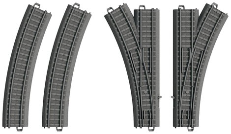 Märklin World 23401 H0 én világom - műanyag pálya kitérő készlet