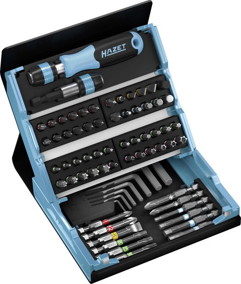Hazet SmartCase 2200SC-1 Bit készlet 69 részes Belső hatlap, Egyeneshornyú, Kereszthornyú Phillips,