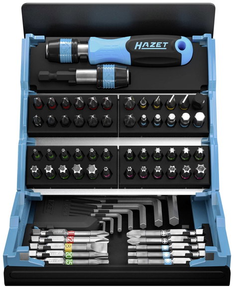 Hazet SmartCase 2200SC-1 Bit készlet 69 részes Belső hatlap, Egyeneshornyú, Kereszthornyú Phillips, 3. kép