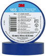 3M Temflex™ 165 165BL1E Szigetelőszalag Temflex™ 165 Kék (H x Sz) 10 m x 15 mm 1 db bélyegkép