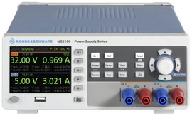 Rohde & Schwarz NGE-COM3b Labortápegység, szabályozható 0 - 32 V/DC 0 - 3 A 100 W USB OVP, Távirányí