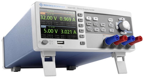 Rohde & Schwarz NGE-COM3b Labortápegység, szabályozható 0 - 32 V/DC 0 - 3 A 100 W USB OVP, Távirányí 3. kép
