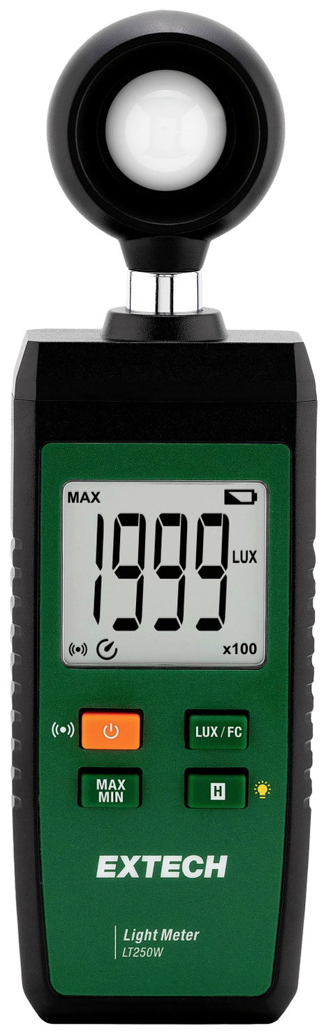 Digitális fénymérő műszer, Extech LT250W 2. kép