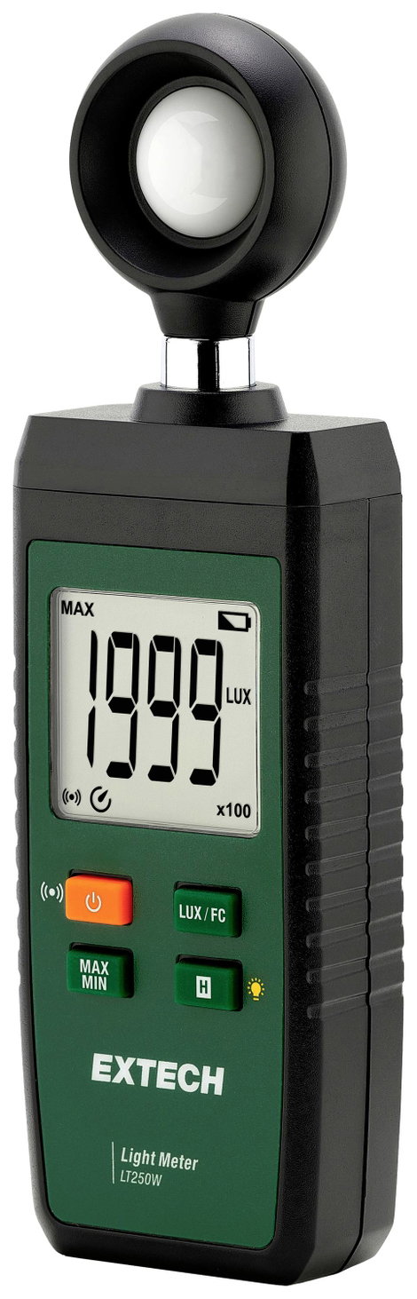 Digitális fénymérő műszer, Extech LT250W 3. kép