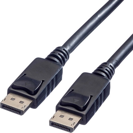 Value Kijelző csatlakozó Csatlakozókábel DisplayPort dugó, DisplayPort dugó 1.50 m Fekete 11.99.5767