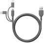 GP Batteries USB töltőkábel USB 2.0 USB-A dugó, Apple Lightning dugó, USB mikro B dugó, USB-C® dugó 3. bélyegkép