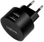 LogiLink PA0218 USB-s töltőkészülék 10.5 W Beltér, Aljzat dugó Kimeneti áram (max.) 2100 mA Kimenete bélyegkép