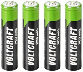 NiMh mikroakku készlet 1100 mAh 1,2 V 4 db, VOLTCRAFT HR03 SE