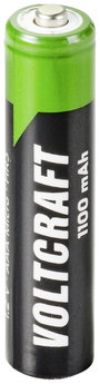 NiMh mikroakku készlet 1100 mAh 1,2 V 4 db, VOLTCRAFT HR03 SE 2. bélyegkép