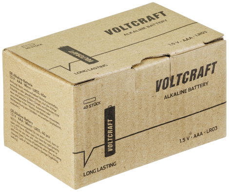 VOLTCRAFT Mikroelem Industrial LR03 SE Alkáli mangán 1300 mAh 1.5 V 40 db 3. kép