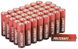 Ipari ceruzaelem készlet, alkáli mangán 2900 mAh 1,5 V 40 db, Voltcraft Industrial LR6 SE