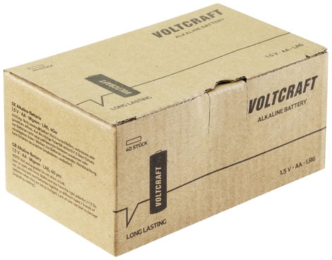 Ipari ceruzaelem készlet, alkáli mangán 2900 mAh 1,5 V 40 db, Voltcraft Industrial LR6 SE 3. kép