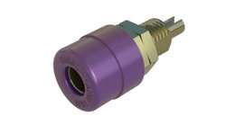 Beépíthető banándugó aljzat 4mm-es viola SKS Hirschmann BIL 20 AU