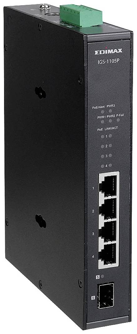 EDIMAX IGS-1105P Ipari Ethernet switch 2. kép
