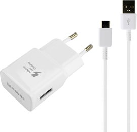 Samsung EPTA200EWEC Mobiltelefon töltőkészülék Gyorstöltő funkcióval USB-C® Fehér