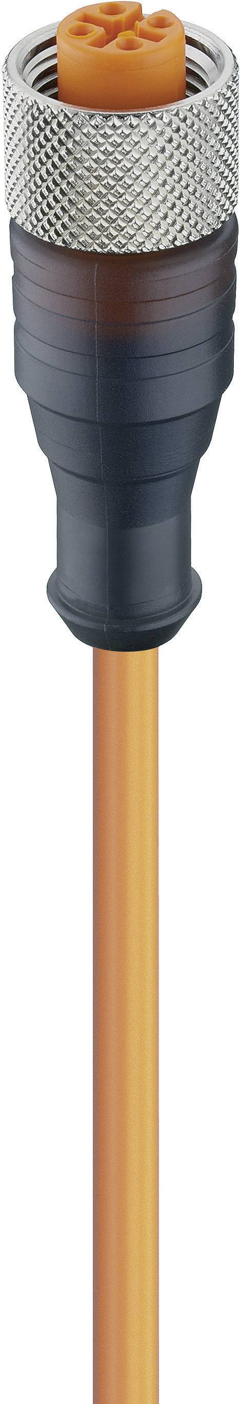 Lumberg Automation 11364-1 Érzékelő-/működtető összekötő, konfekcionált M12 Alj, egyenes 5.00 m Pólu