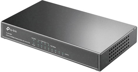 Hálózati switch, RJ45 TP-LINK TL-SF1008P V5 8 port 10 / 100 Mbit/s PoE funkció 2. kép